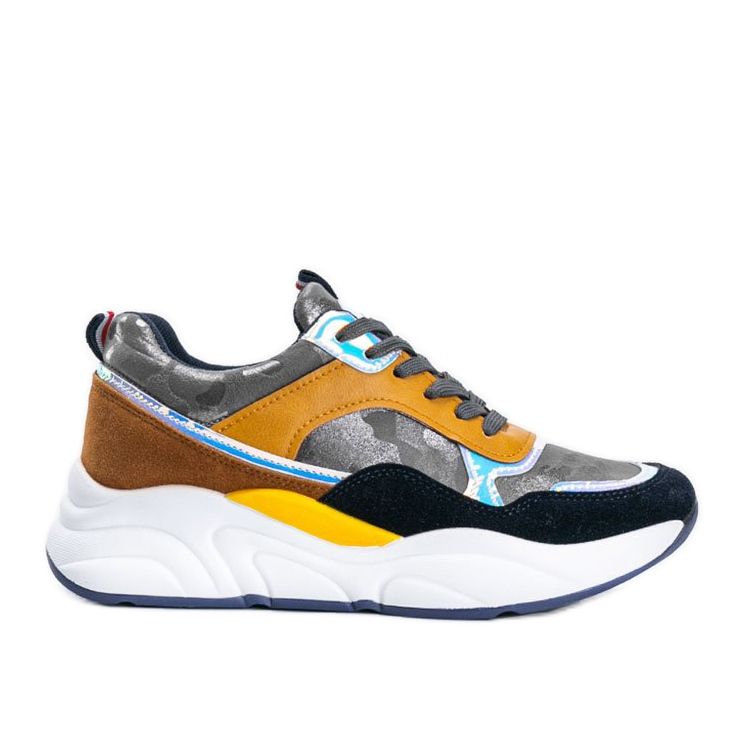 Grå camo sneakers från Lindsay brun