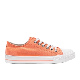 Orange blanka Cora sneakers