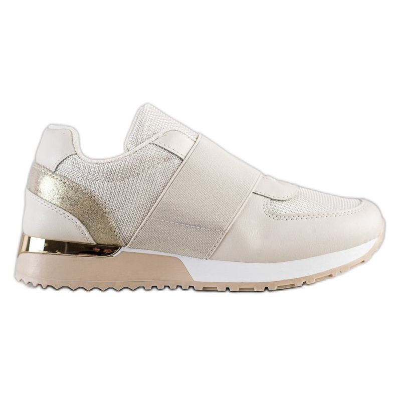 SHELOVET Snygga slip-on sneakers beige