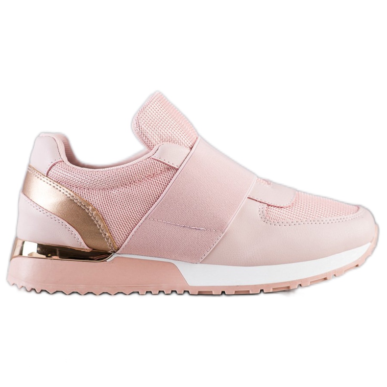SHELOVET Snygga slip-on sneakers rosa