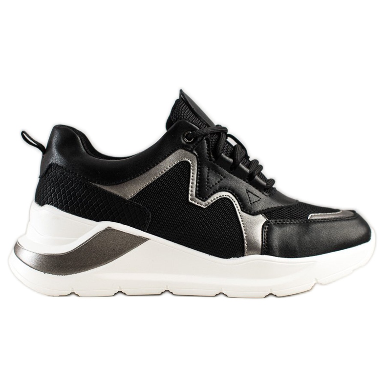 Weide Bekväma snygga sneakers svart