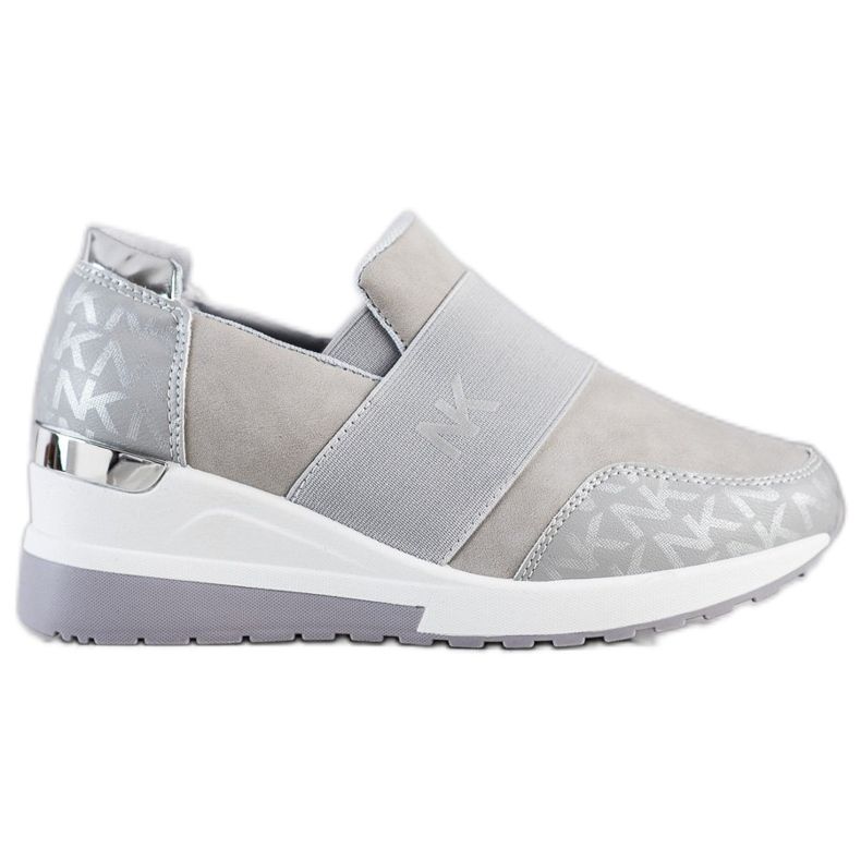 SHELOVET Slip-on grå sneakers