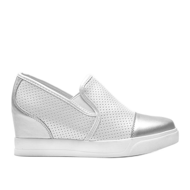 Kvinnors vita pärlemor Camila sneakers