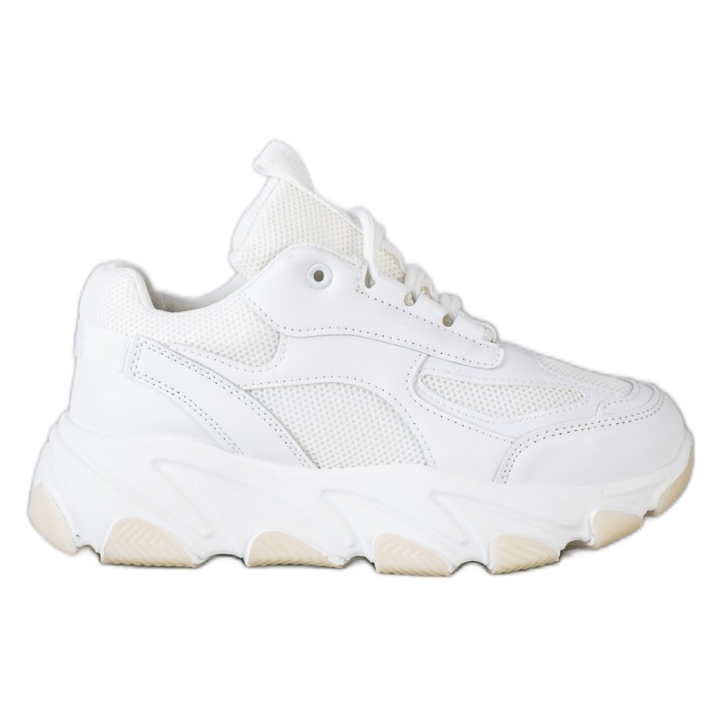 Bella Paris Sneakers på plattformen vit