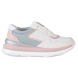 ARTIKER Läderskor på plattformen mångfärgad