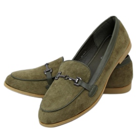 Gröna damloafers 8742 Gröna