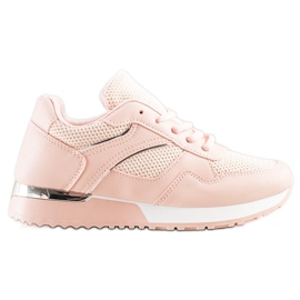 SHELOVET Snygga sneakers för våren rosa