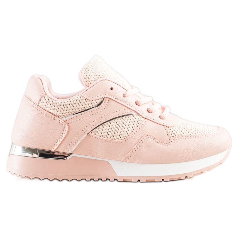 SHELOVET Snygga sneakers för våren rosa
