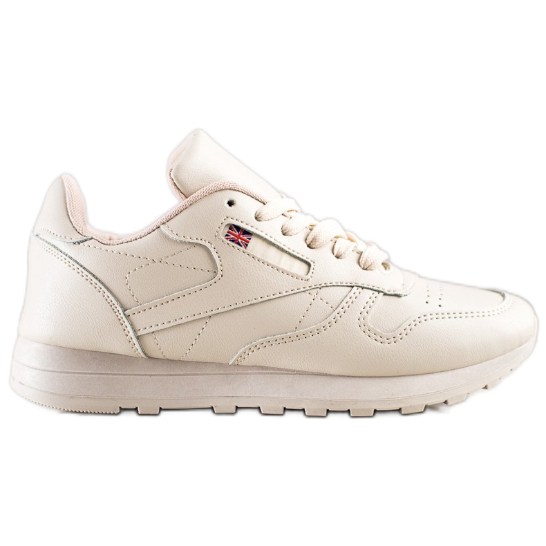 SHELOVET Klassiska sneakers beige
