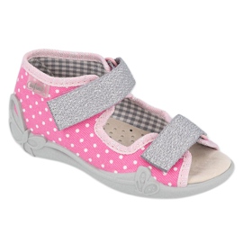 GIRL'S SANDALS PAPI BEFADO 342P016 rosa silver-
