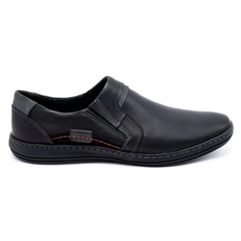 Olivier Mäns läderloafers 520 svart