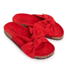 PB2 Barnens röda lilla Wendy flip -flops