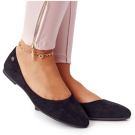 Mocka ballerinor Sergio Leone BL622 Svart