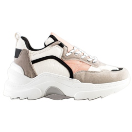 SHELOVET Trendiga färgglada sneakers mångfärgad