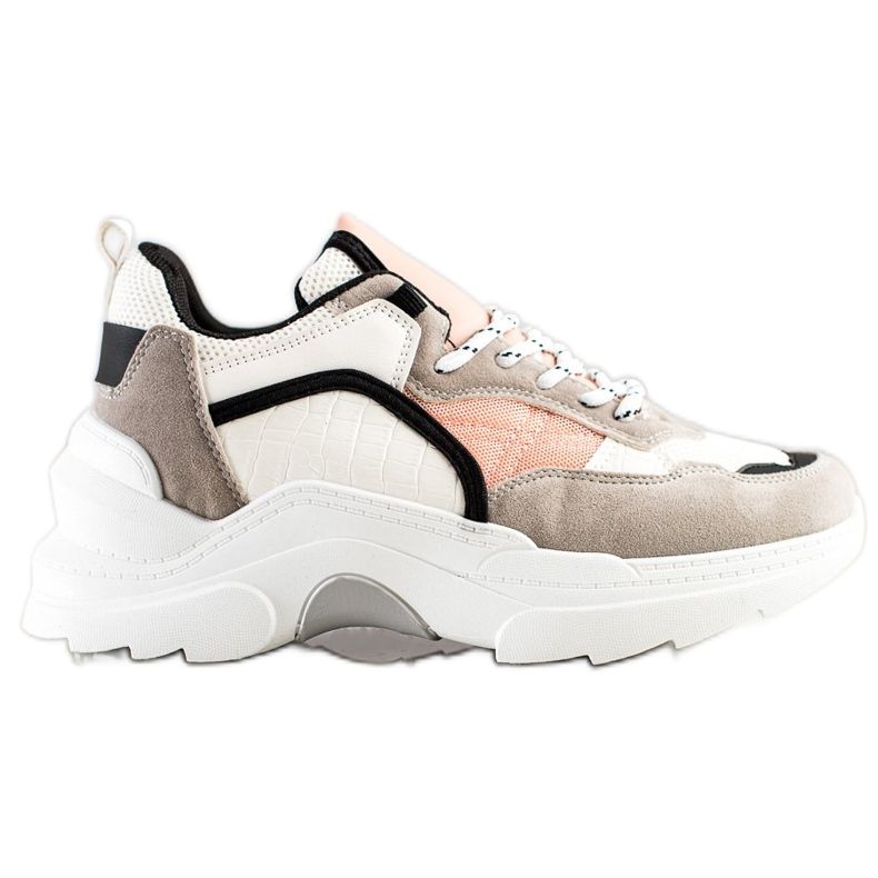 SHELOVET Trendiga färgglada sneakers mångfärgad