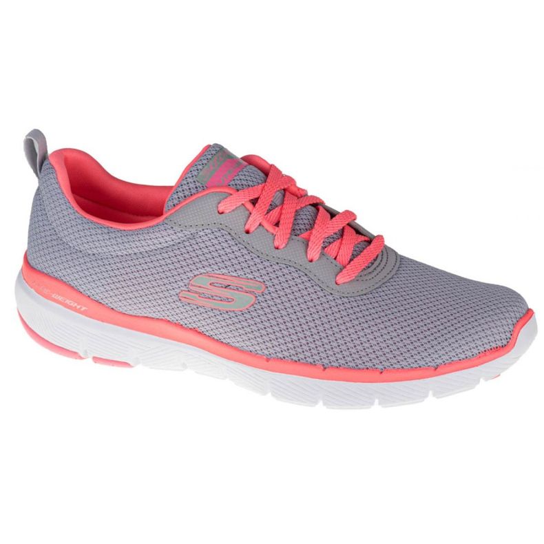 Skechers Flex Appeal 3.0 First Insight W 13070-LGHP-sko grå