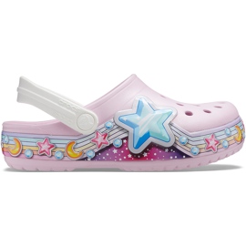 Crocs för barn Fl Star Band Träsko rosa 207075 6GD