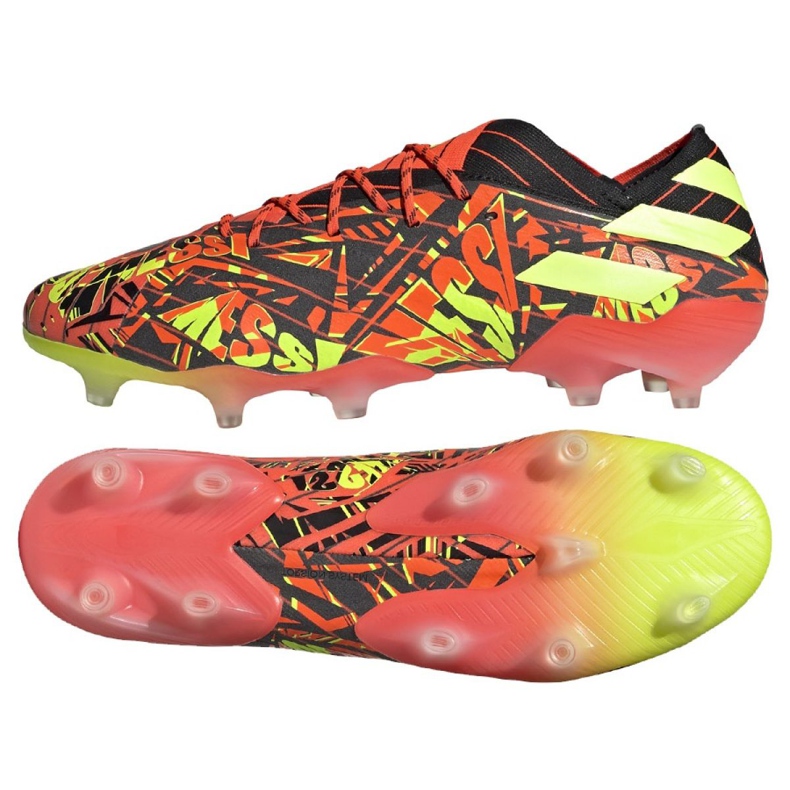 Adidas Nemeziz Messi.1 Fg M FW7323 fotbollsskor marinblå, mångfärgad mångfärgad