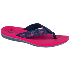 Kappa Lagoon W 242484-2267 flip-flops marinblå rosa