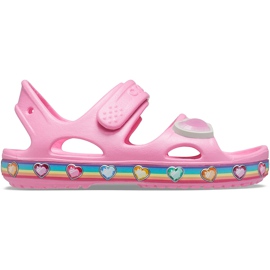 Crocs barn sandaler Fun Lab Rainbow rosa 206795 669