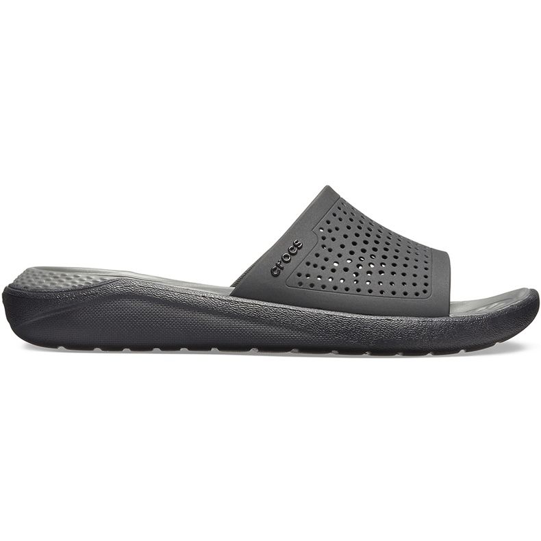 Crocs Literide Slide svartgrå 205 183 0DD