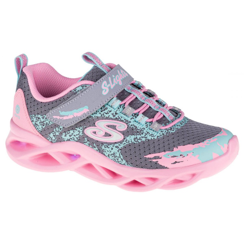 Skechers Twisty Brights W 302301L-GYPK Skor rosa grå