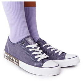 Dam Sneakers Big Star HH274114 Marinblå