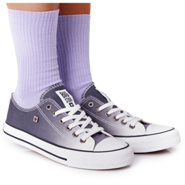 Dam Sneakers Big Star HH274128 Ombre Svart vit