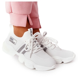 Sportstrumpor för kvinnor GOE HH2N4016 Vit svart