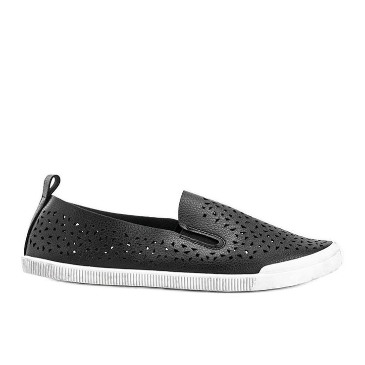 Svarta Maegan openwork sneakers