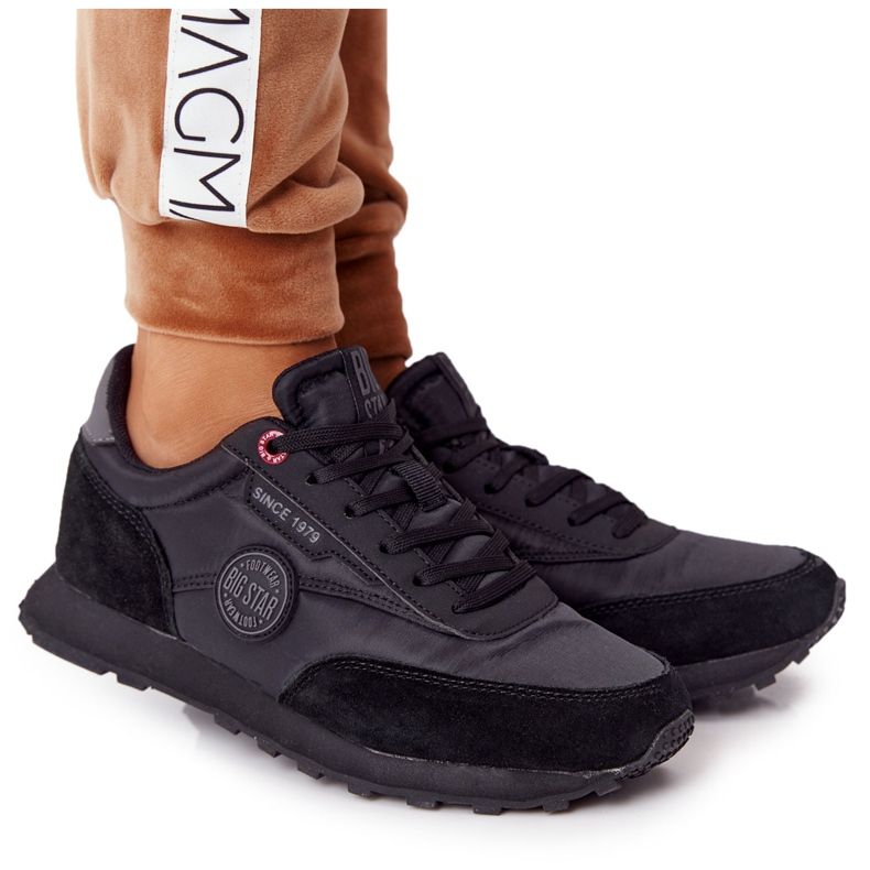 Kvinnors sportskor Memory Foam Big Star HH274528 Svart