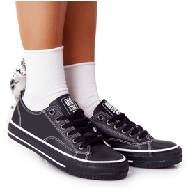 Damskor i läder Big Star HH274145 Svart