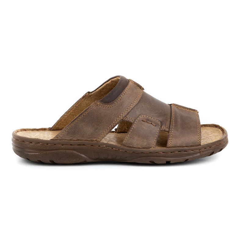 Polbut Tofflor för män 358 brun