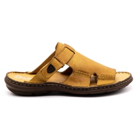 Polbut Tofflor för män 356 röda orange