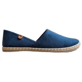SHELOVET Slip-on Navy Blue Espadrilles marinblå