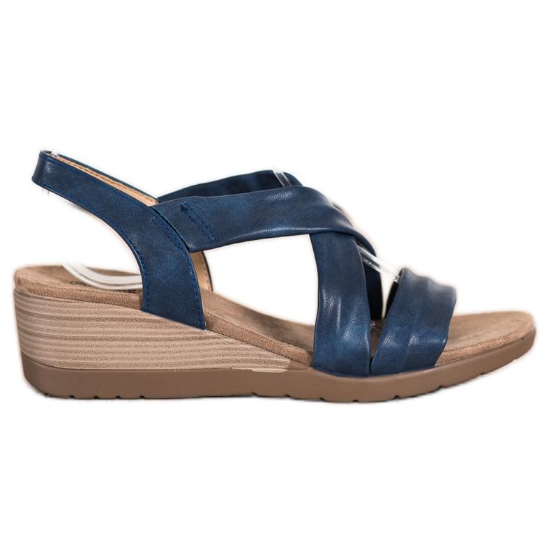 S. BARSKI Wedge Sandals S.BARSKI blå
