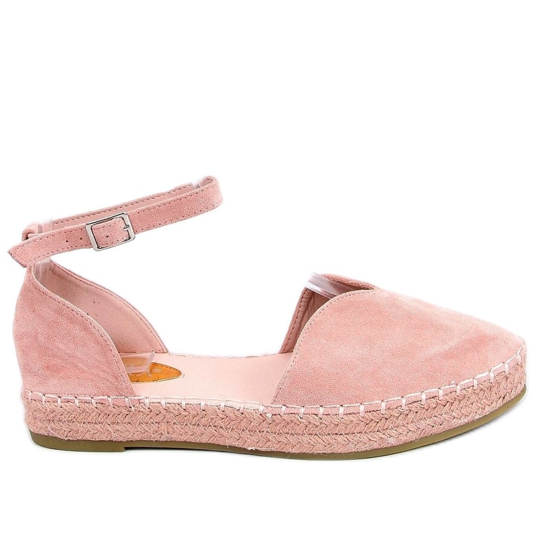 Kvinnors espadriller med utskurna rosa 1219 rosa