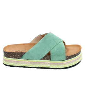 Gröna kork tofflor LS016 Gröna