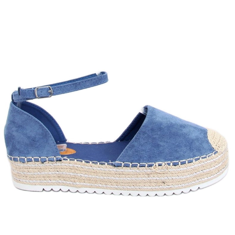 Espadriller, blå sandaler 2138 Blå