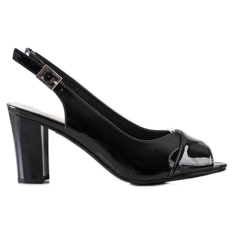 Patent Sergio Leone Sandaler svart