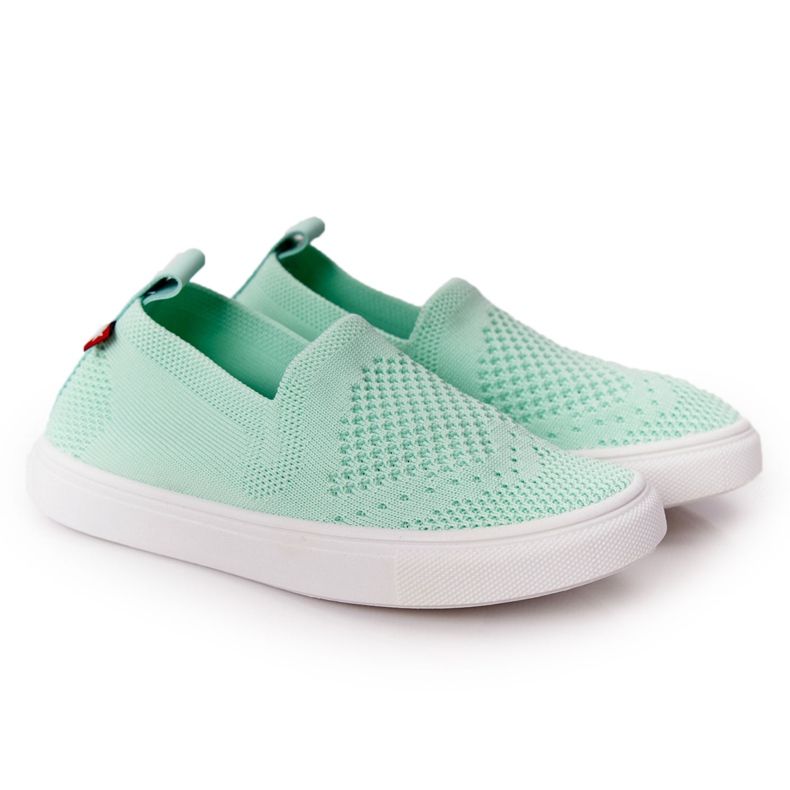 Barns Slip-On Big Star HH374101 Mint Slip-On sneakers grön