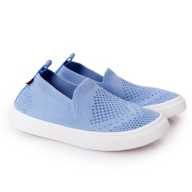 Barns Slip-On Big Star HH374108 Blue Slip-On sneakers blå