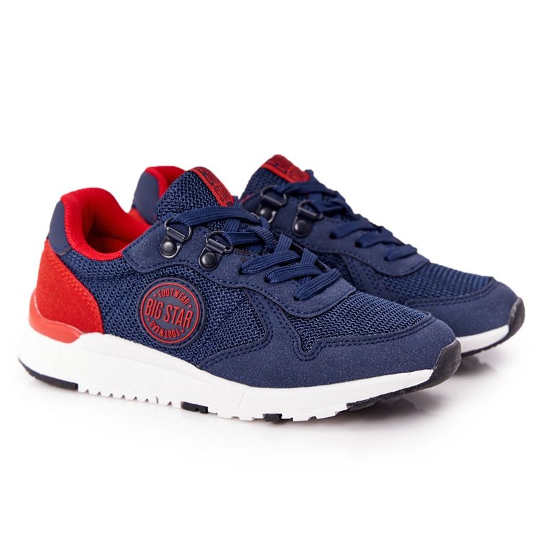 Barnsportskor Memory Foam Big Star HH374175 Marinblå mångfärgad