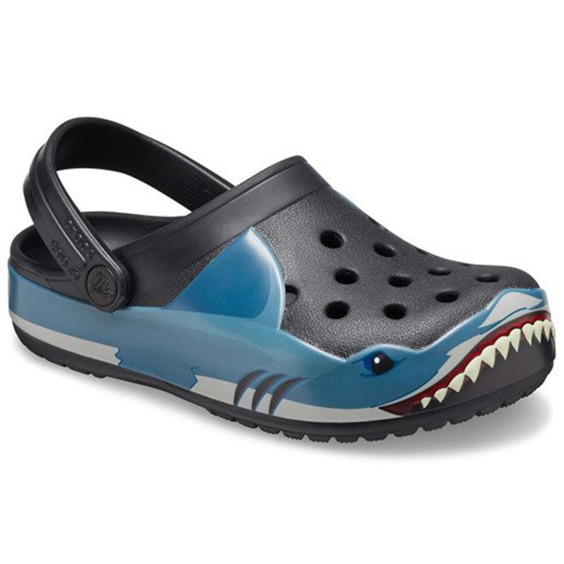 Crocs för barn Fun Lab Shark Band Clg K svart 206271001