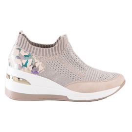 ARTIKER Moro Print Slip-On Sneakers rosa mångfärgad