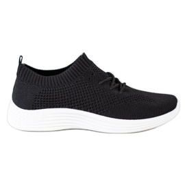 SHELOVET Slip-on sportskor svart