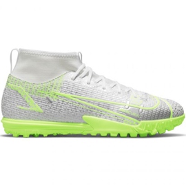Nike Mercurial Superfly 8 Academy Tf Jr CV0789-107 fotbollsskor grå silver-