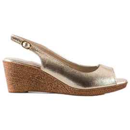 Goodin Casual Wedge Sandals gyllene