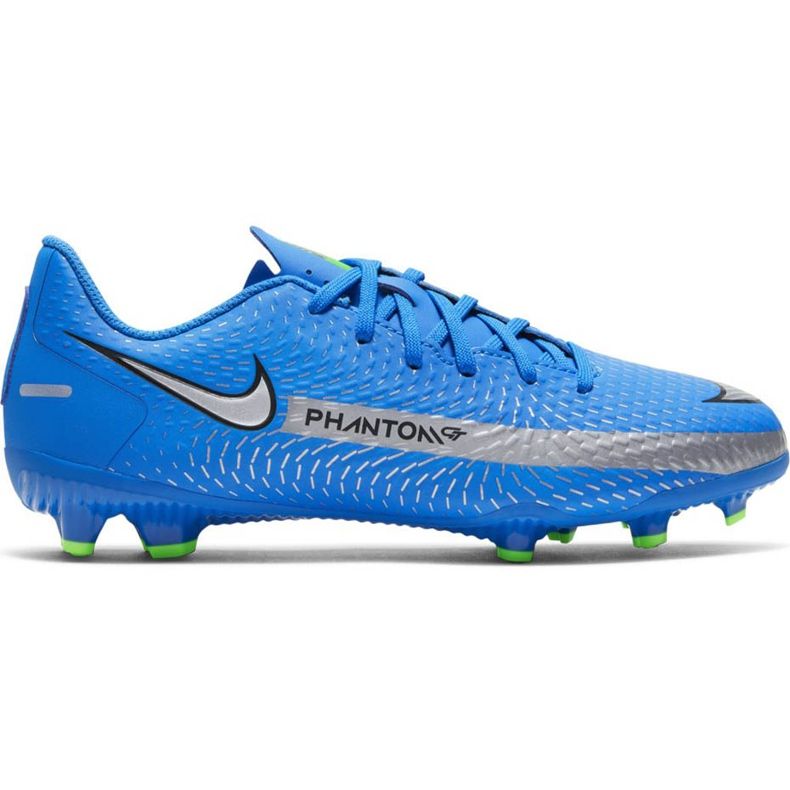 Nike Phantom Gt Academy FG / MG Junior CK8476 400 fotbollsskor blå blå
