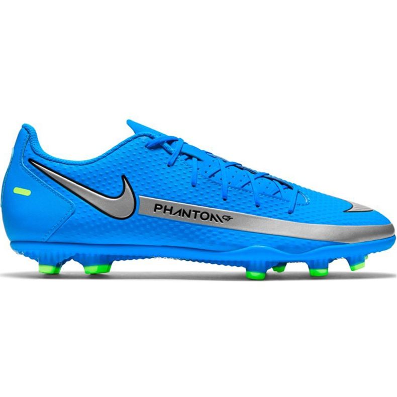 Nike Phantom Gt Club FG / MG CK8459 400 fotbollsskor blå blå
